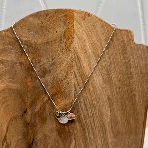 American Eagle Love Peace Believe Necklace